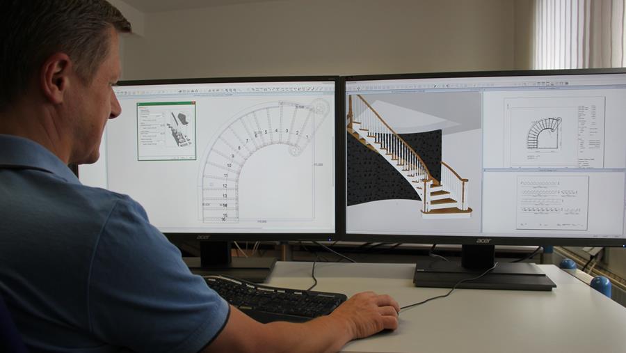 Un logiciel de dessin est une nécessité absolue pour les fabricants d'escaliers
