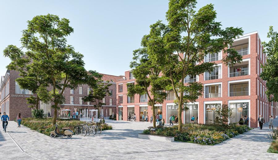 B-architecten remporte le concours d'architecture pour le projet 'Gustave' sur le site ISA à Temse