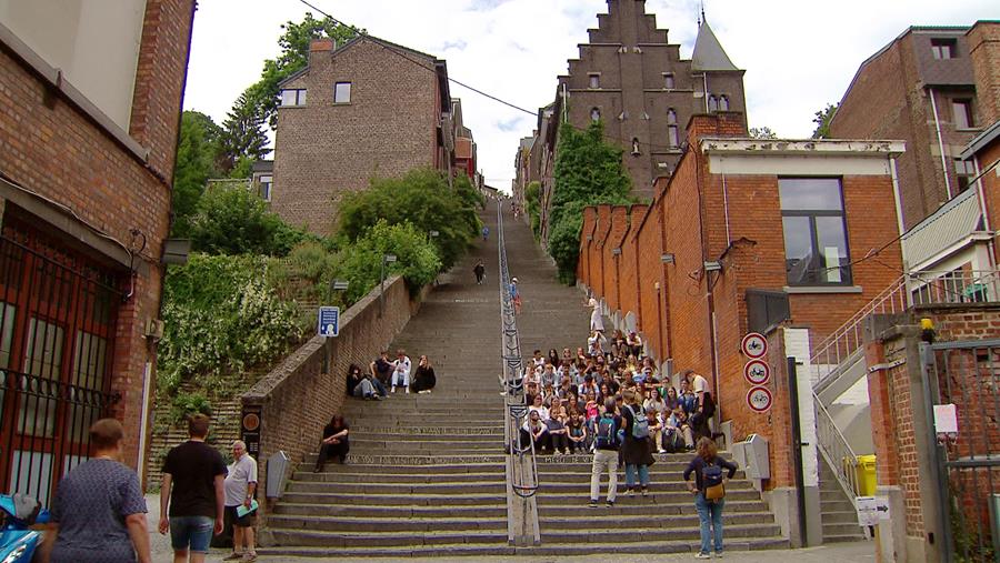 Sikkens revalorise l'escalier de Bueren à Liège
