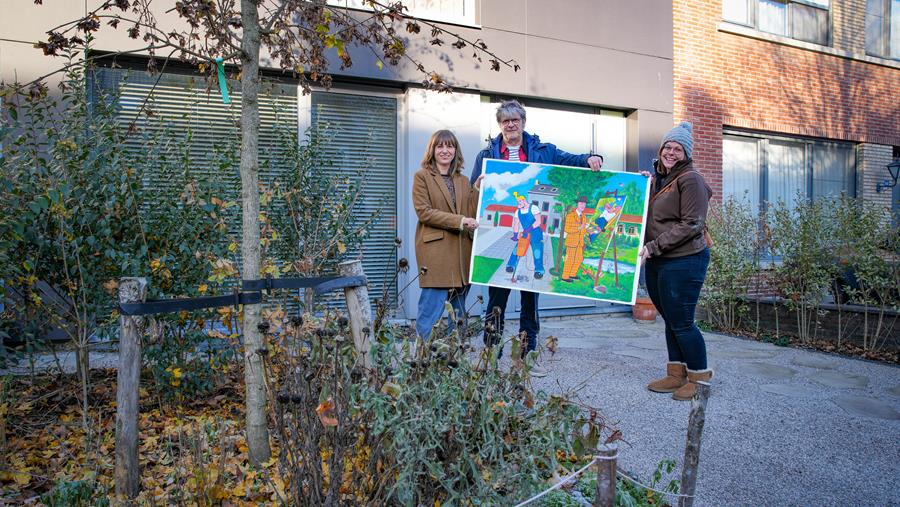 Un jardin rendu plus perméable à Herentals remporte le premier prix de la campagne 'Van tegel naar egel'