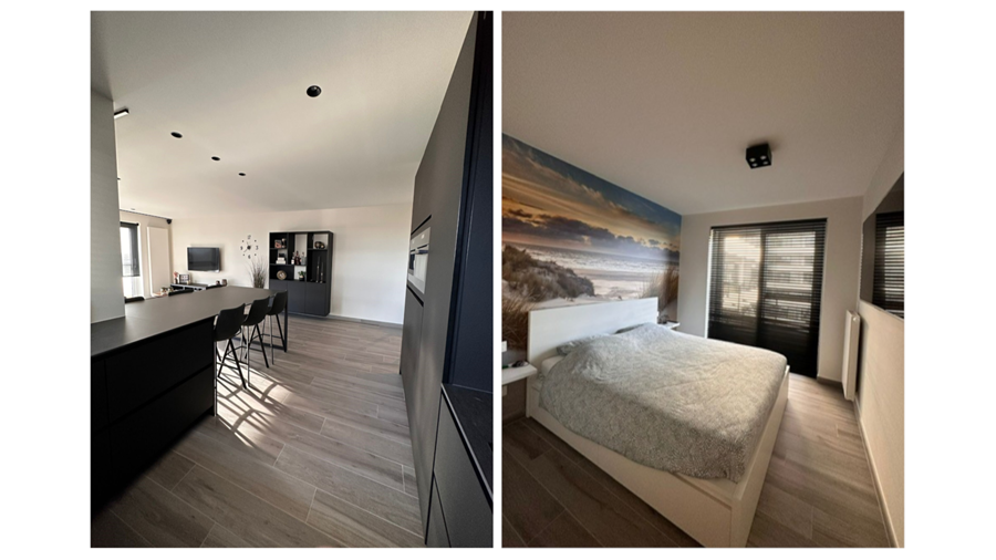 Succesvolle inrichting van casco appartement in Oostende