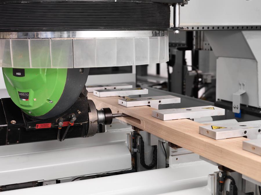 Une production optimisée grâce aux Biesse Winline et Rover A
