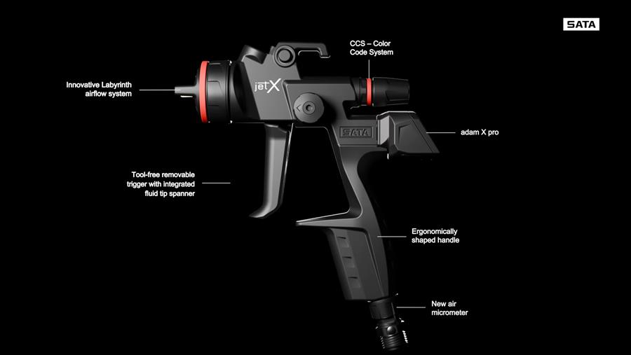 De gloednieuwe SATA Jet X - Works for you