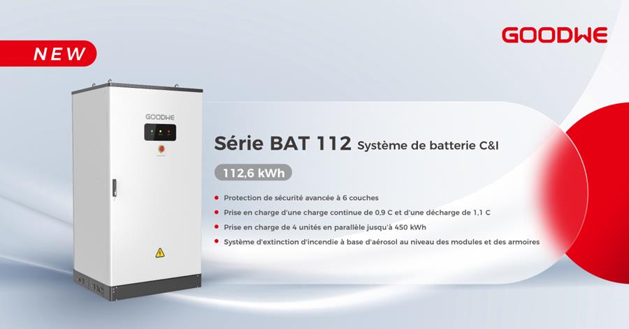 GoodWe lance une solution de stockage C&I évolutive avec un taux de décharge continu de 1,1C et une capacité de 112 kWh