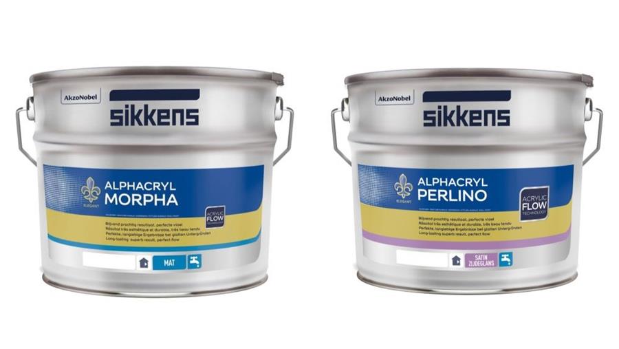 Peintures murales pulvérisables de qualité: Alphacryl Morpha et - Perlino